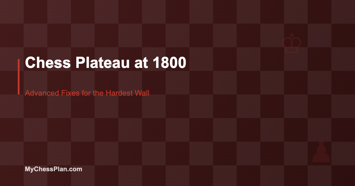 Chess Plateau at 1800: Advanced Fixes