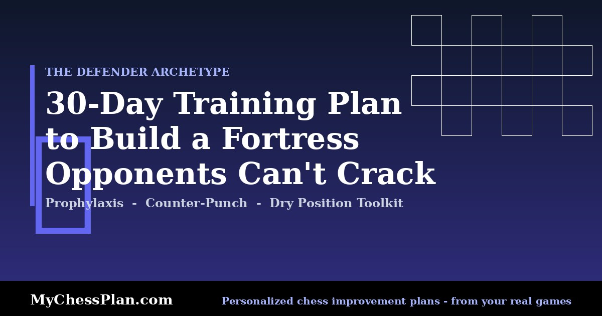 Defender Archetype Training Plan: 30 Days to Build a Fortress Opponents Can’t Crack