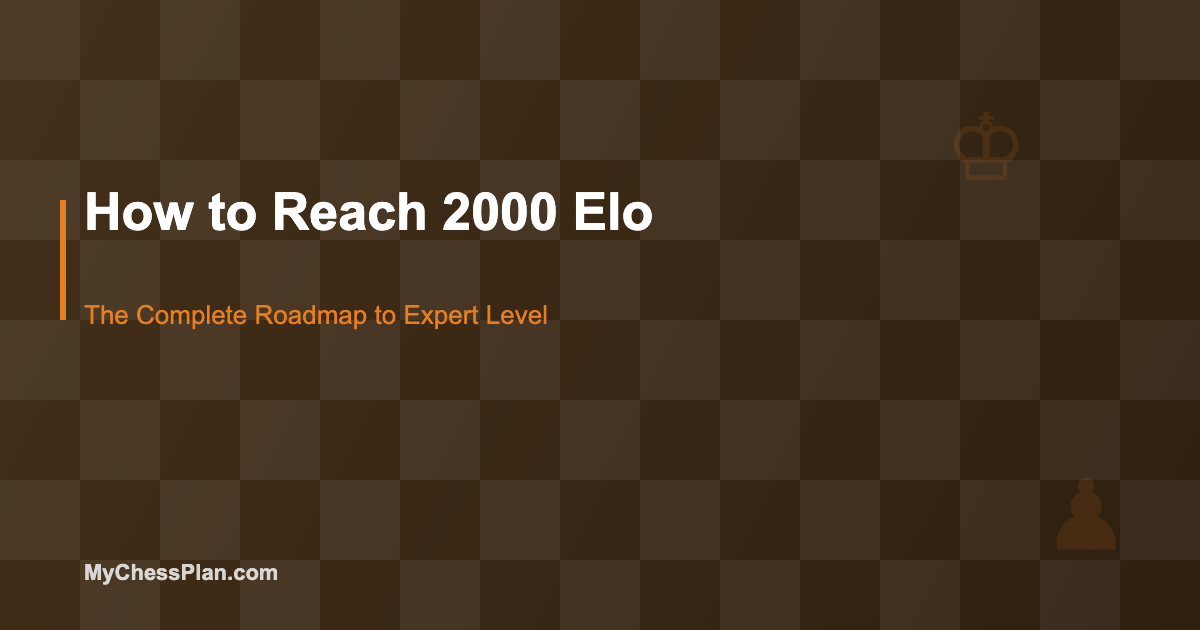 How to Reach 2000 Elo in Chess