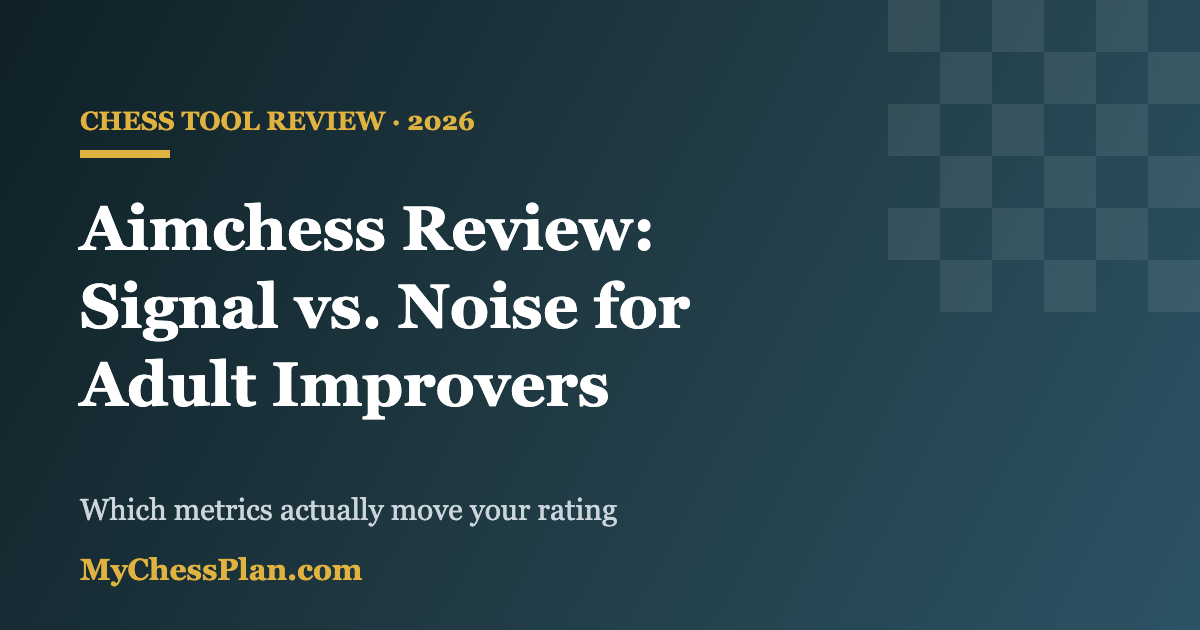 Aimchess review 2026 dashboard metrics signal vs noise for adult improvers