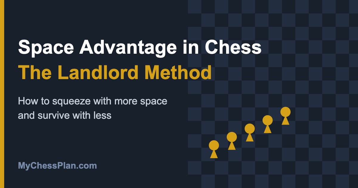 Space advantage in chess: the Landlord Method for adult improvers